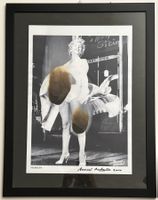 BERNARD AUBERTIN (1934–2015) Merilyn Monroe, Affiche brûlée