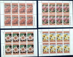 1986 Tanzania Blumen Kleinbogen Satz **