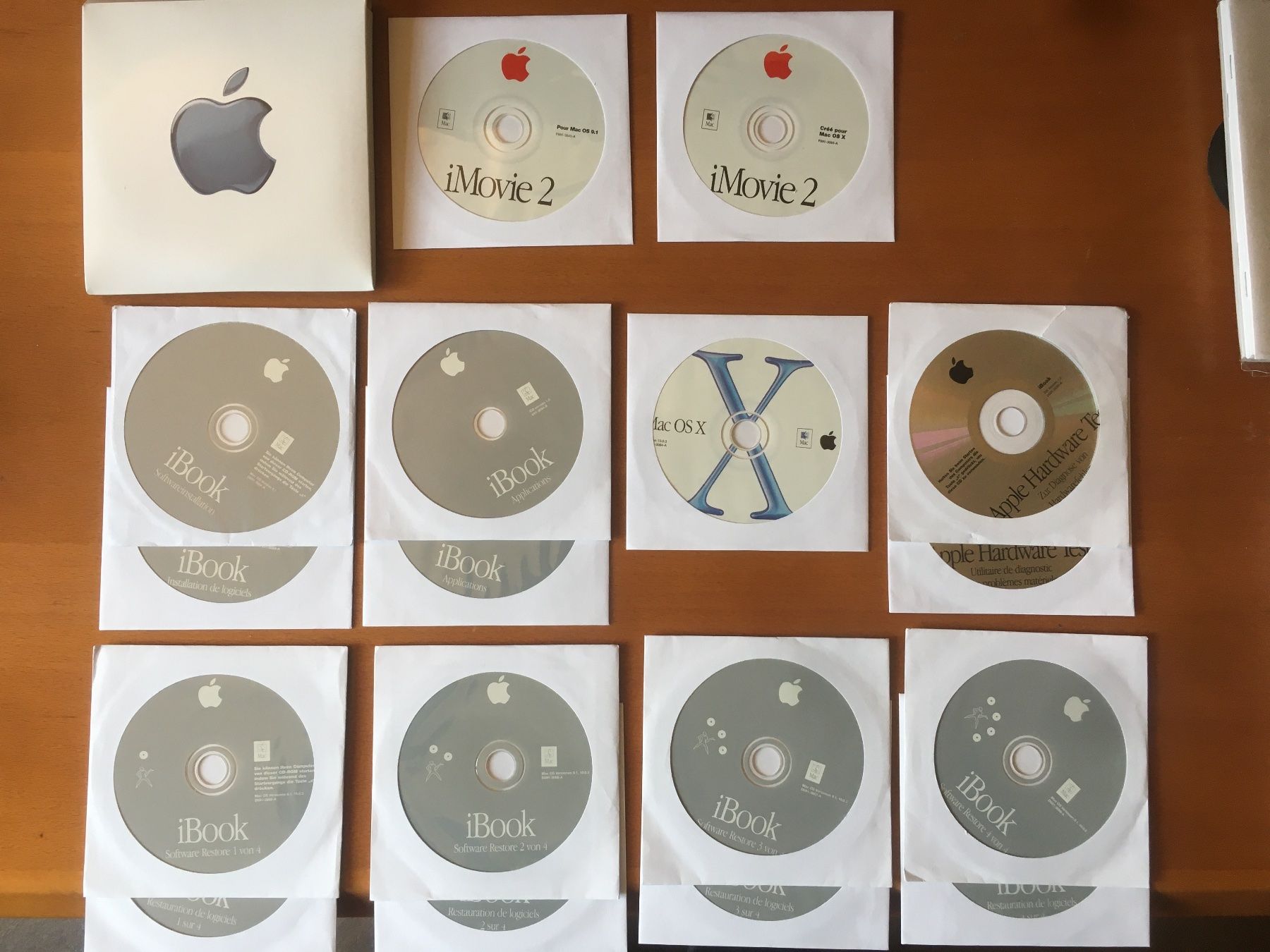 Apple Software: Apple iBook Software CDs, Original, rar! MacOS 9.1 & 10.0.3 – Usato da St-Blaise venduto da Marinder