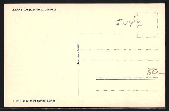 Cartes postales: AK Bern, An der Kornhausbrücke – D'occasion à Berlin par bartko-reher 1