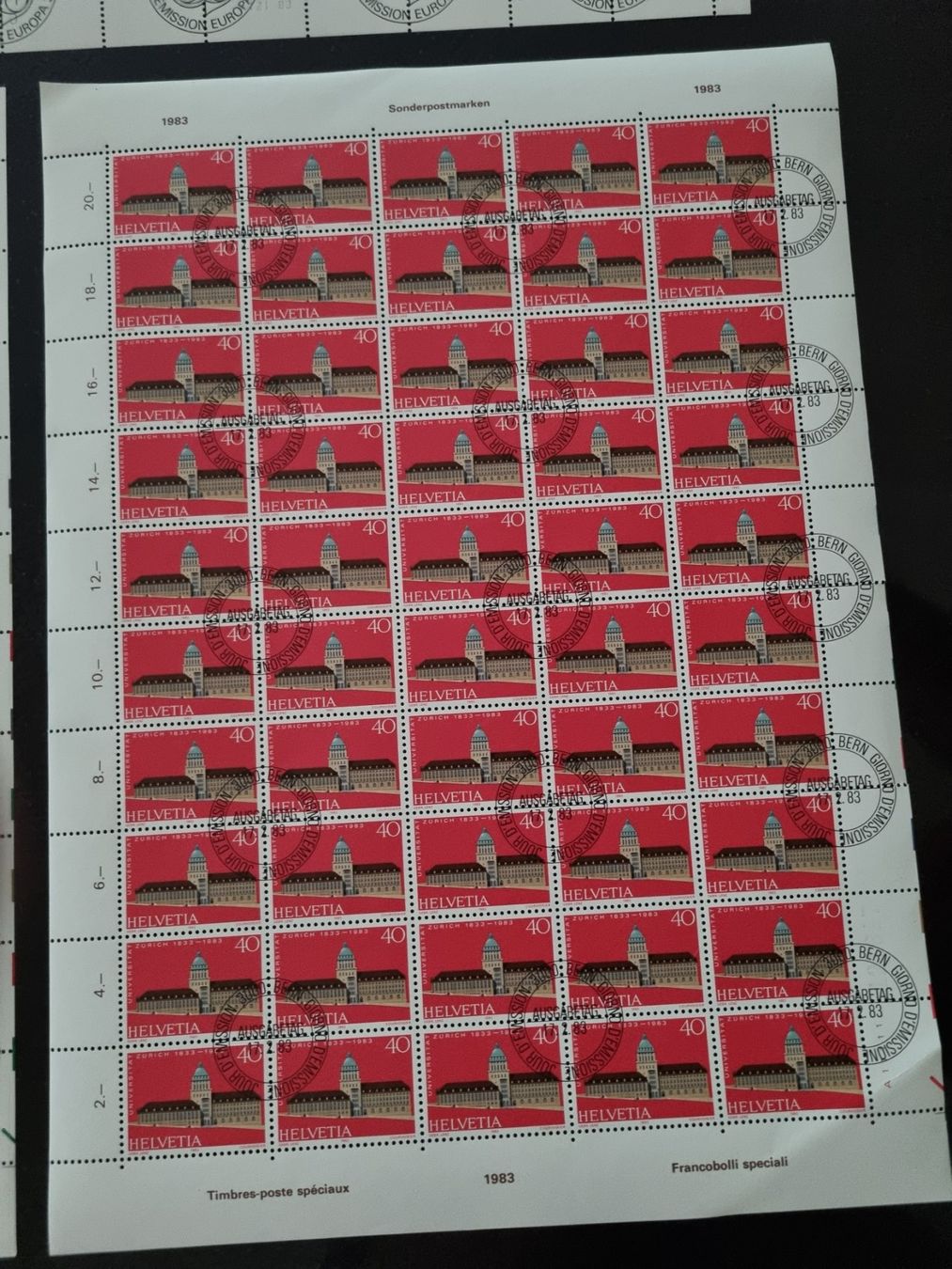 Tous les timbres: diverse CH  Bogen mit ET Stempel : KP 365.-- – D'occasion à Gümligen par Geniusbuy 6
