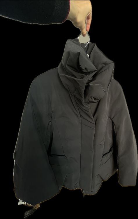 Neuwertige Winterjacke Uniqlo x Jil Sander S schwarz (Neu und