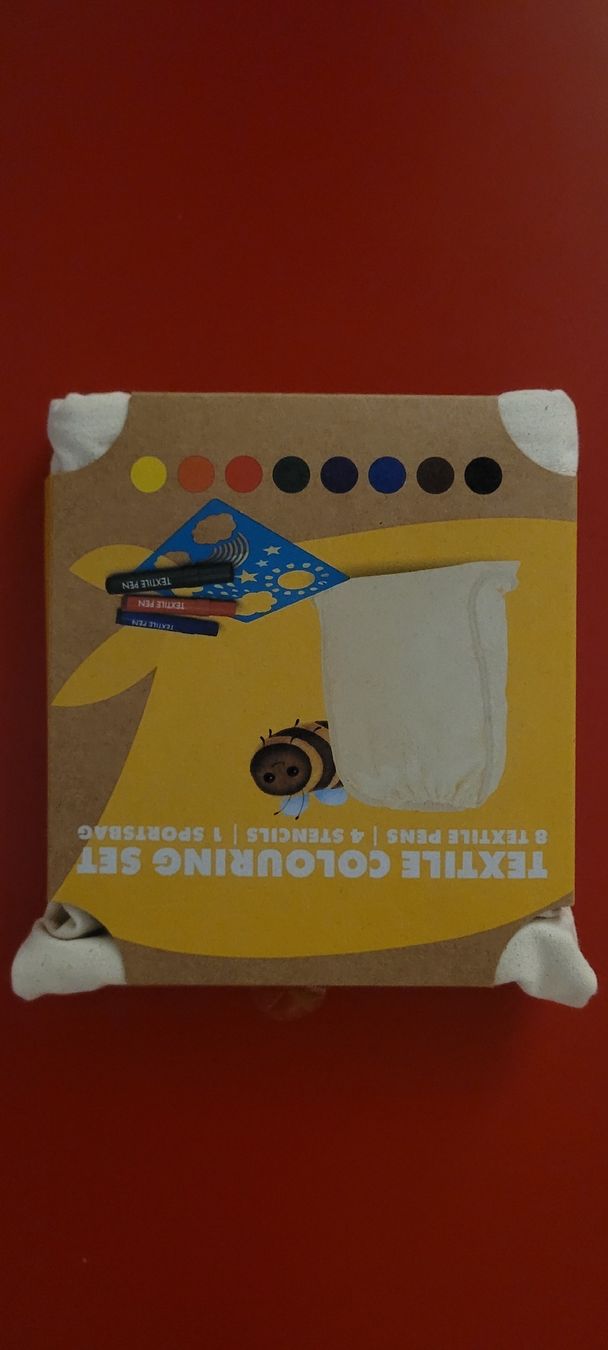 Kit bricolage: Textilmal-Set, neu und originalverpackt – Nuovo (secondo la descrizione) da Schwyz venduto da Vesparider01