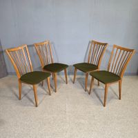 Mid Century Dining Chair Set. Essstuhl Holzstuhl Vintage