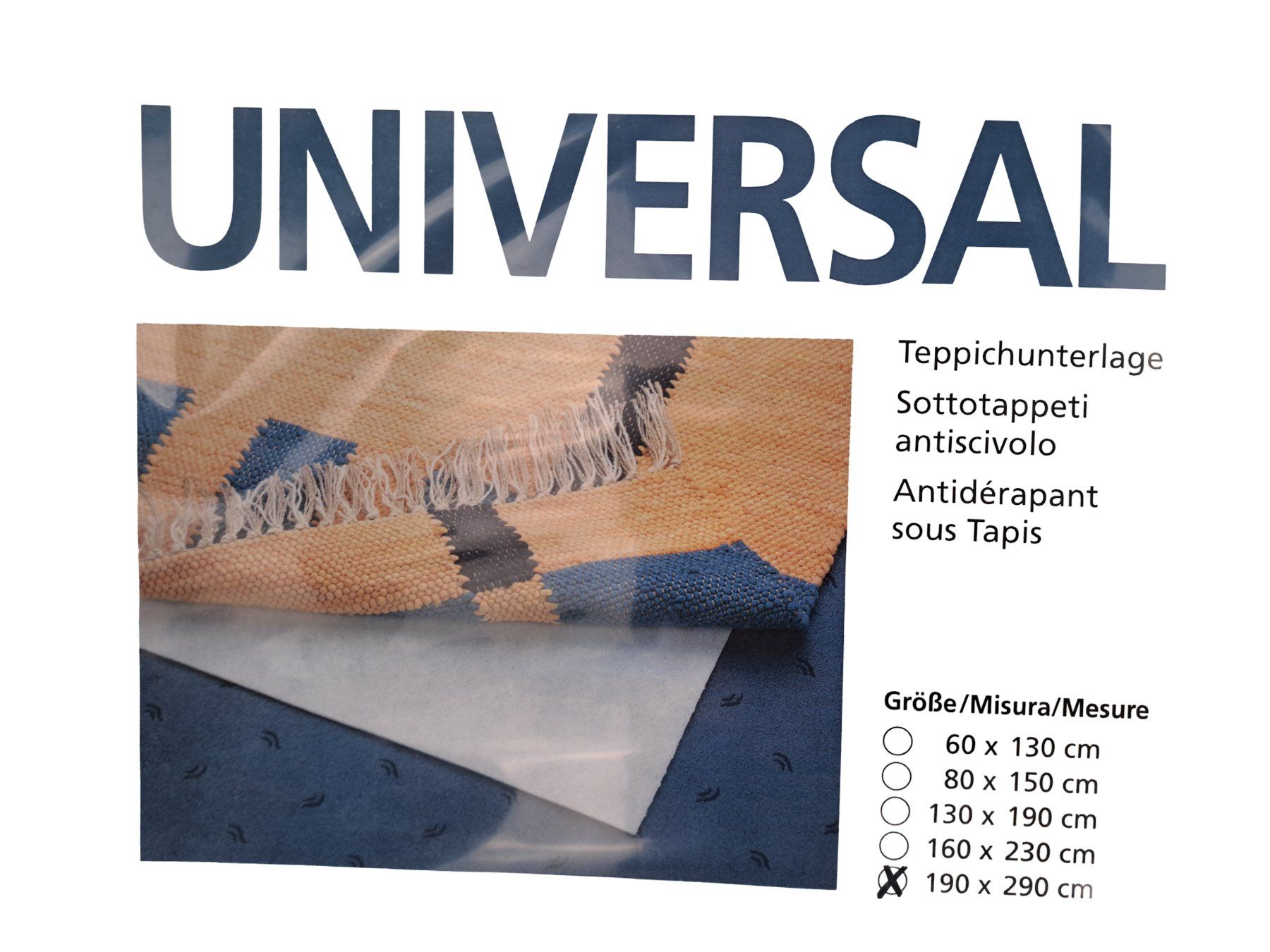 Teppiche: UNIVERSAL Teppichunterlage 190x290cm – Neu und originalverpackt aus Männedorf von Restwert_Maennedorf 1