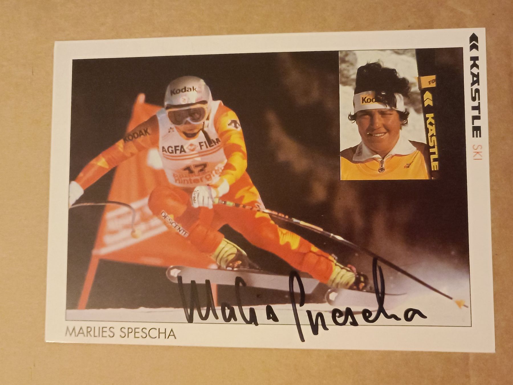 Autogramme: Marlis Spescha - handsigniert -90er Jahre – Gebraucht aus Menziken von Artographs