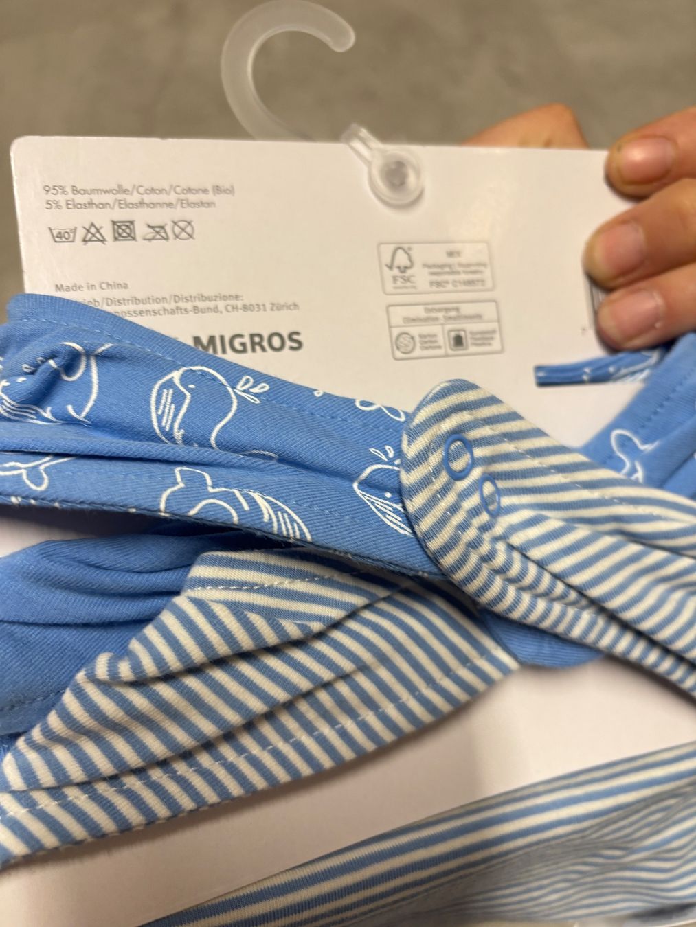 Baby-Mahlzeiten: 3 Foulards bébé coton neuf – Neu und originalverpackt aus Salvenach von gwenwywar 1