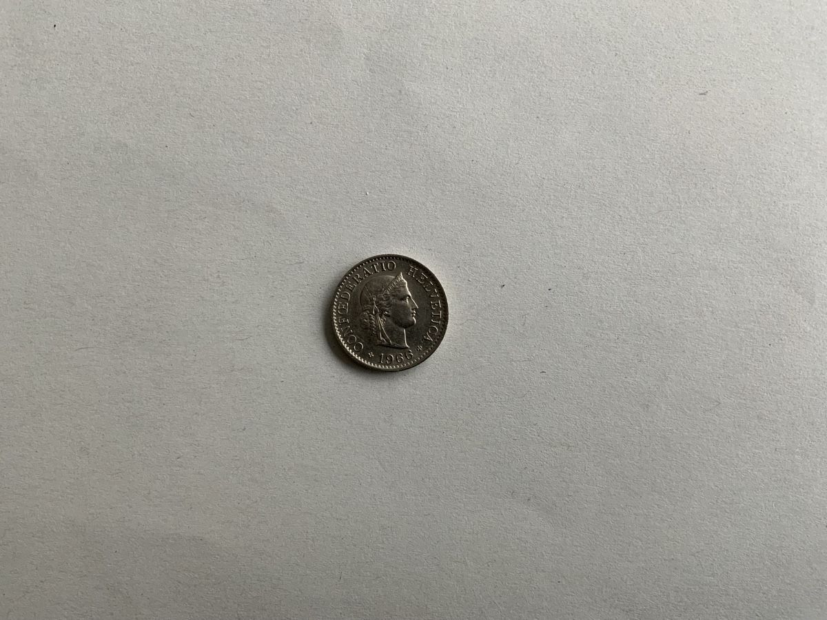 Alle Münzen: 5 Rappen Münze Jg 1966 – Gebraucht aus Magden von Jackevaro