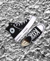 Converse Chuck Taylor All Star Plateau schwarz Grösse 40