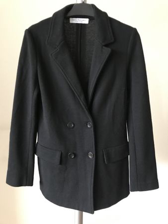 Veste noire élégante Amina Rubinacci, taille 36, 100% laine