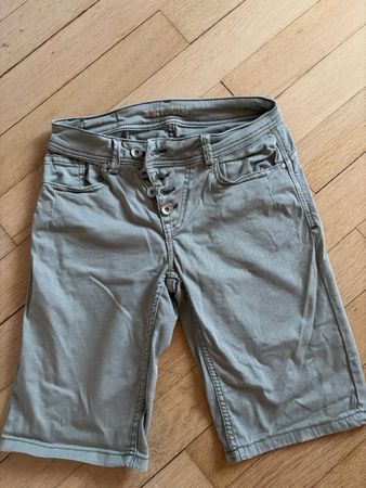 Chicoree Denim Shorts Khaki Grösse 34 Damen