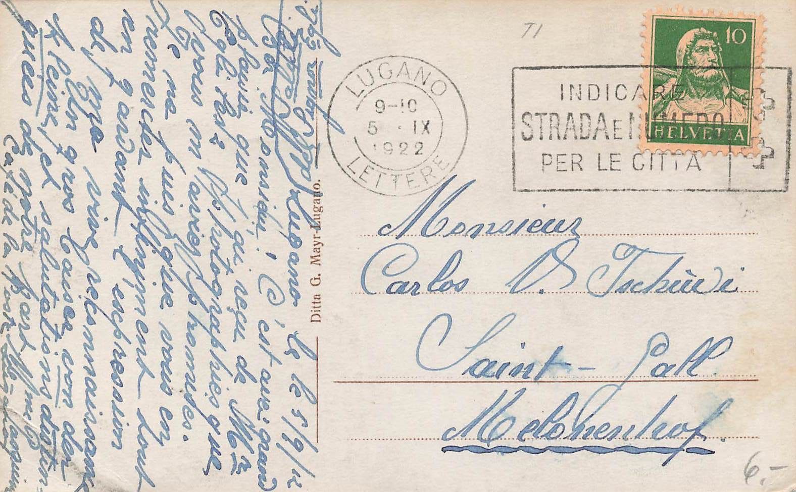 Cartes postales: Lugano – D'occasion à Biasca par Blenio71 1