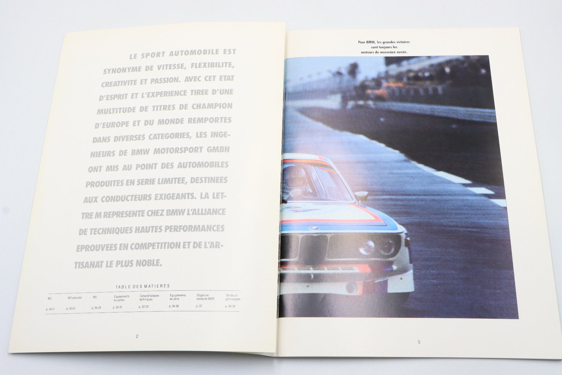 BMW Dokumente: BMW M3 / M3 Cabriolet E30 & BMW M5 E34 1990 Prospekt – Gebraucht aus Bühl b.Aarberg von Collectorpassions 2