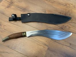 Taktisches Kukri Messer Nepal Stil mit Holzgriff 51cm