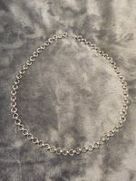 Vintage feine 925 Sterling Kette, Choker