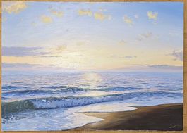 2019 Alexander Bolotov Sea at Dawn Crimea 70 x 50 cm