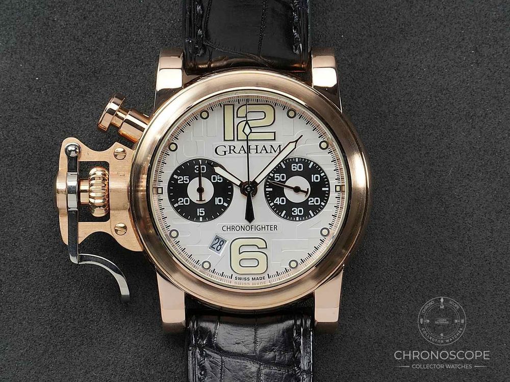 Graham Chronofighter Chronograph R.A.C Ref. 2MSBR 18 Karat G (Gebraucht ...