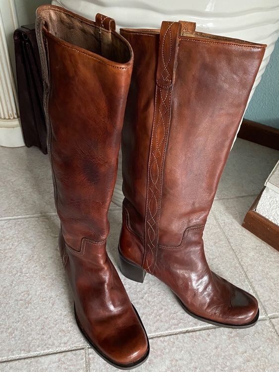 Bagatt Scarpe da donna: Bagatt Lederstiefel Gr. 39 – Usato da Baar venduto da SunshineMax1