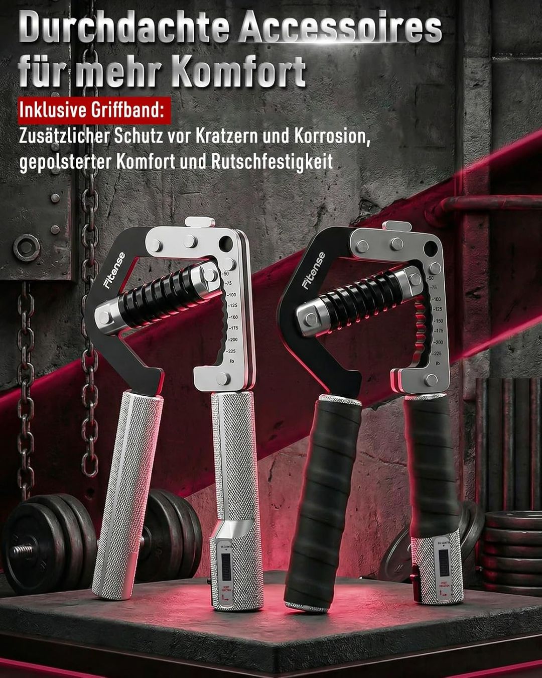 Hometrainer: Handtrainer Griffkrafttrainer 50-225LB Zähler – Nuovo e nell'imballaggio originale da Suhr venduto da TradeMasters 5