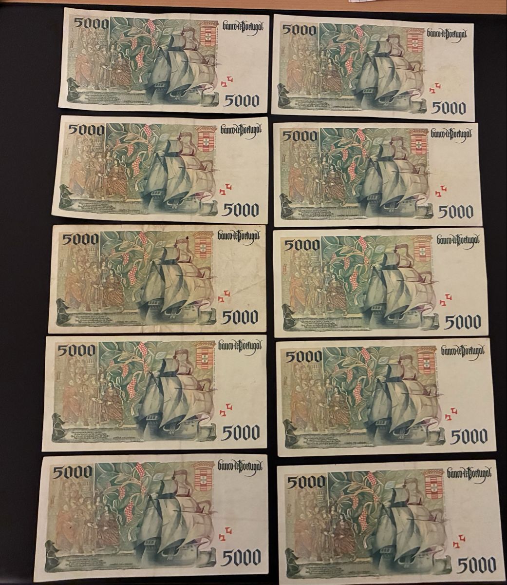 Banconote: 10x5000$00 – Usato da Dällikon venduto da Woldbanknoten 2