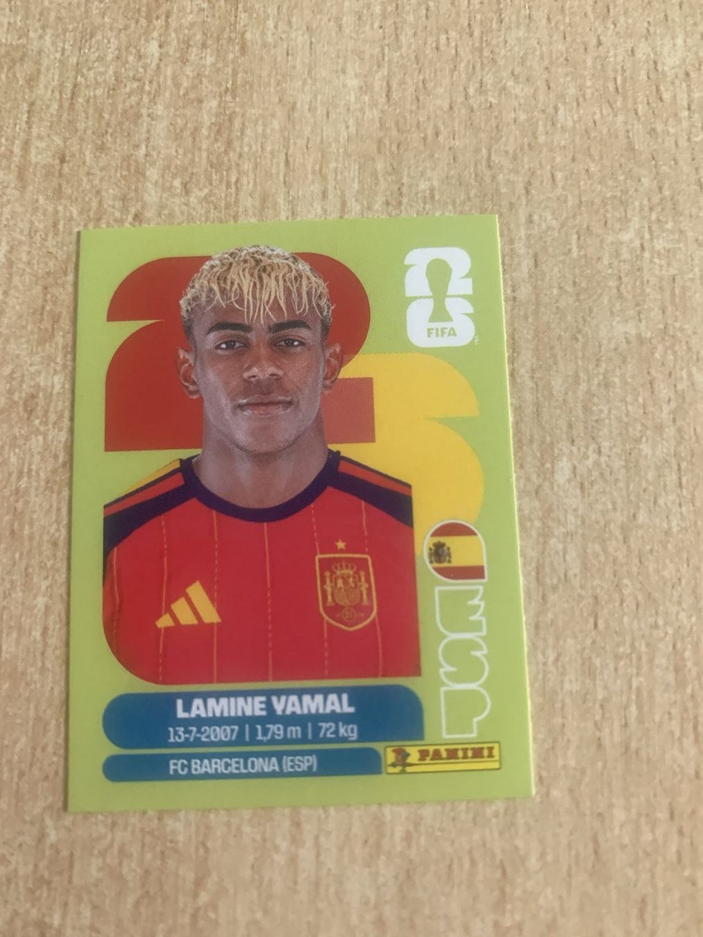 Panini Sticker WM 2026 Lamine Yamal ESP 15 (Neu (gemäss Beschreibung ...