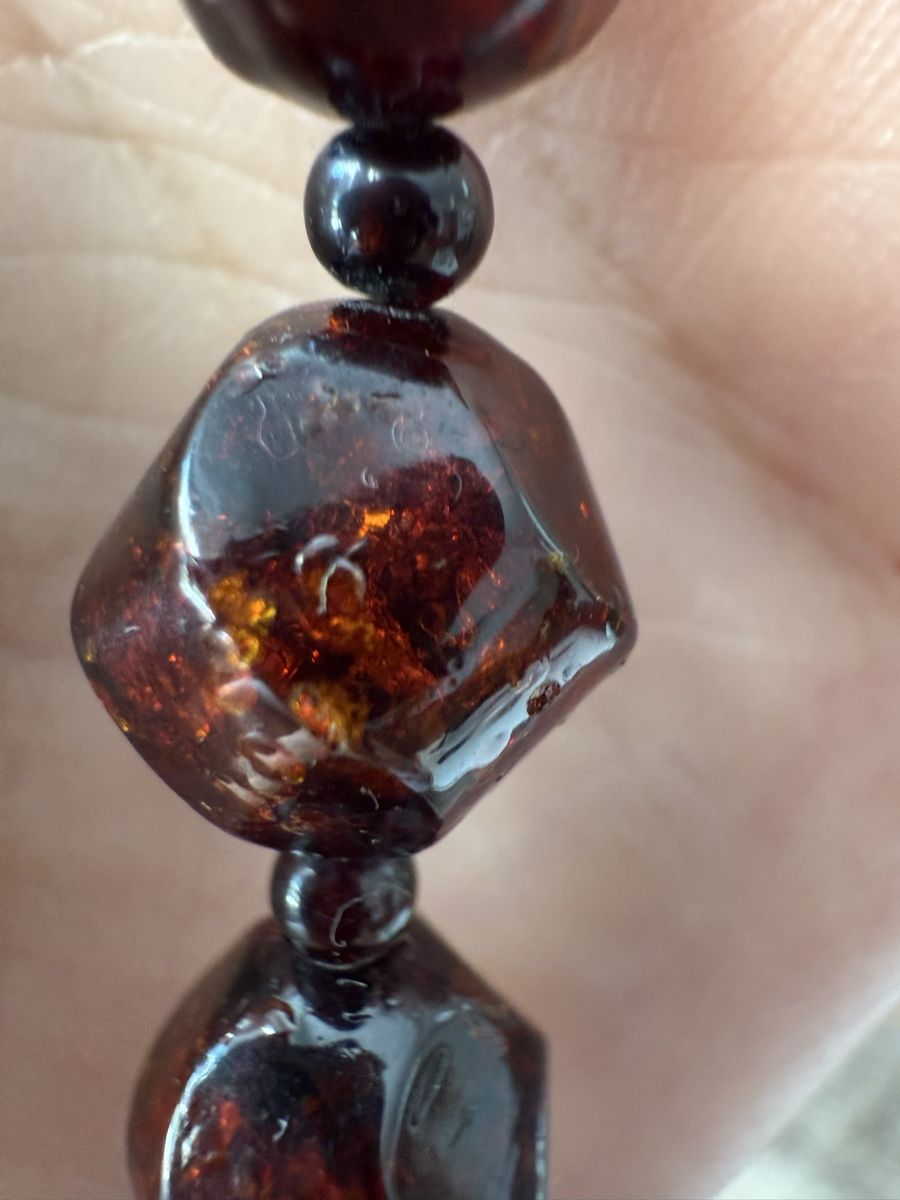 Catenine: Dunkle Bernstein-Halskette , 55 cm – Nuovo e nell'imballaggio originale da Ebikon venduto da elischka 6