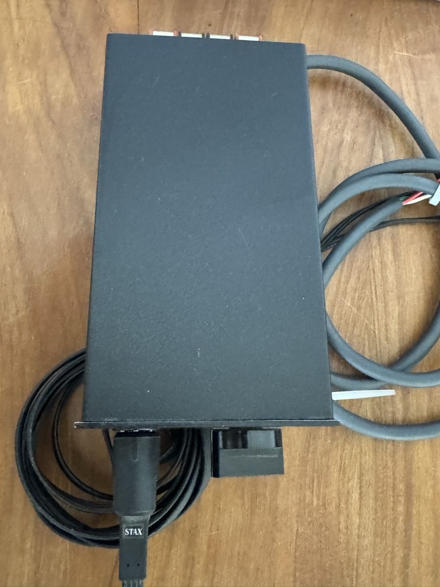 Stax Cuffie: Stax SRD-4 Adapter + Electret Ear Kopfhörer SR-40 – Usato da Zürich venduto da Nobs1 8