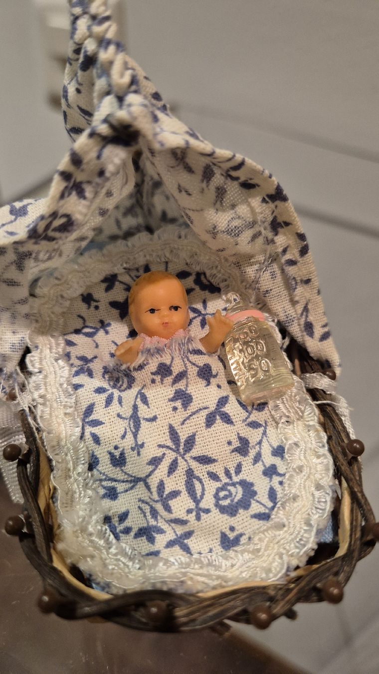 Puppenwagen: Puppenstubenwagen mit Püppchen – Gebraucht aus Schaffhausen von peggi77755 7