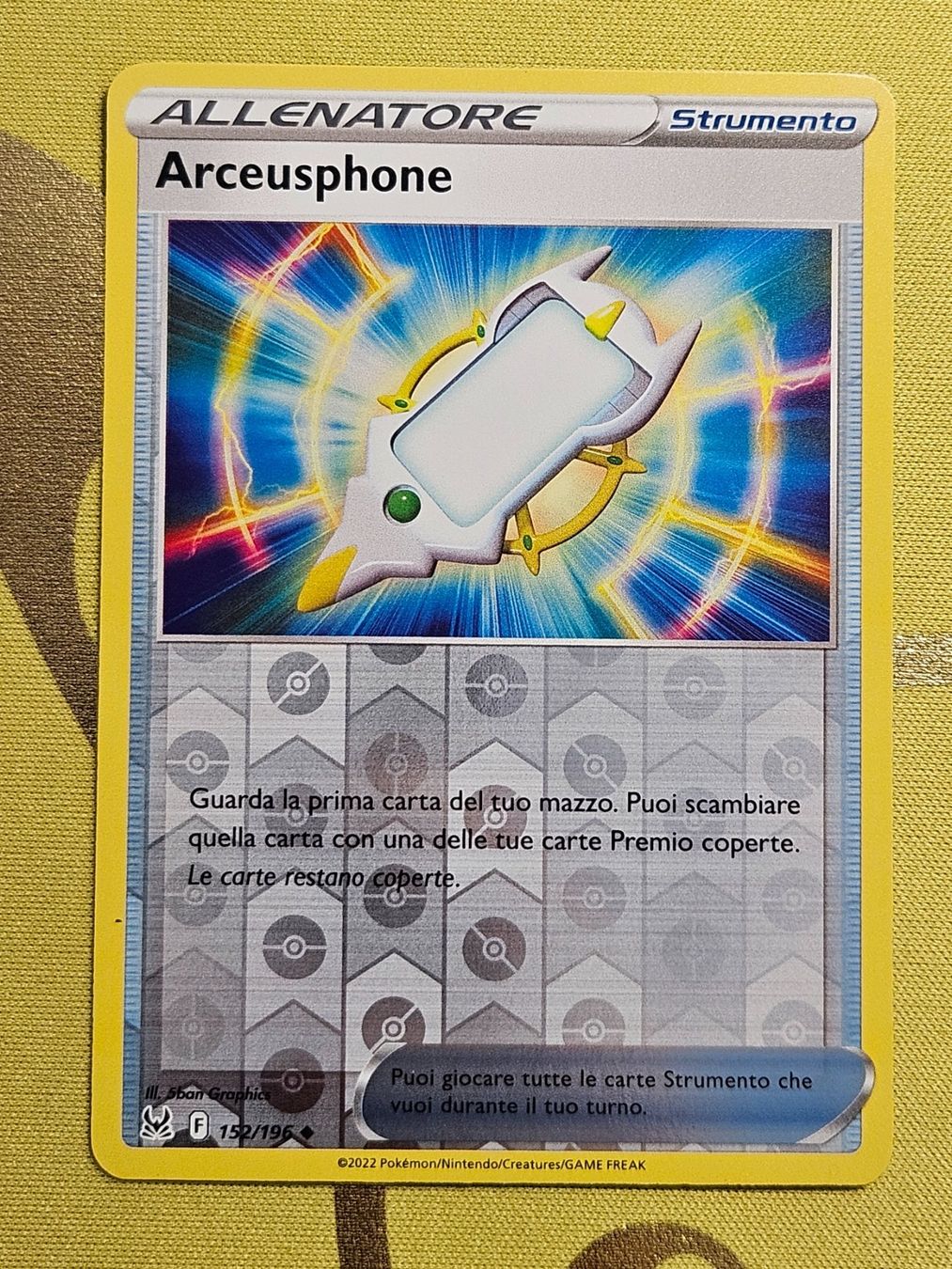 Pokémon Carte collezionabili: Lost Origin - Arceusphone 152/196 IT – Usato da Bellinzona venduto da Pokemarco