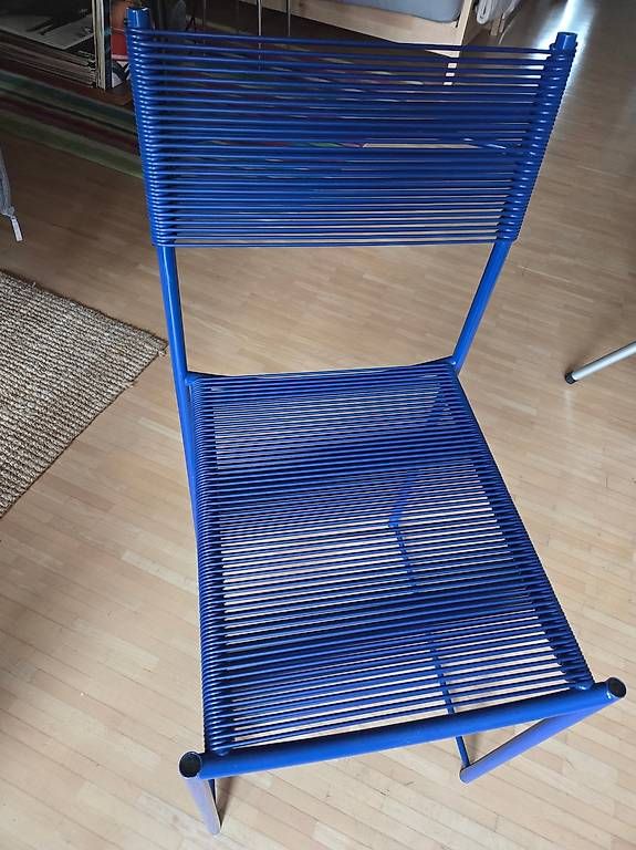 Alias Sedie: Alias Spaghetti Stuhl blau – Usato da Winterthur venduto da Annie-Hall 3