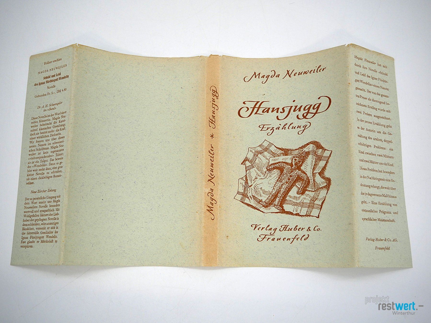 Libri: MAGDA NEUWEILER - Hansjugg. Erzählung – Usato da Winterthur venduto da Restwert_Winterthur 3