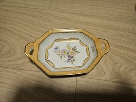 Ravier vintage Kaiser Porcelaine Allemagne peint main 21cm