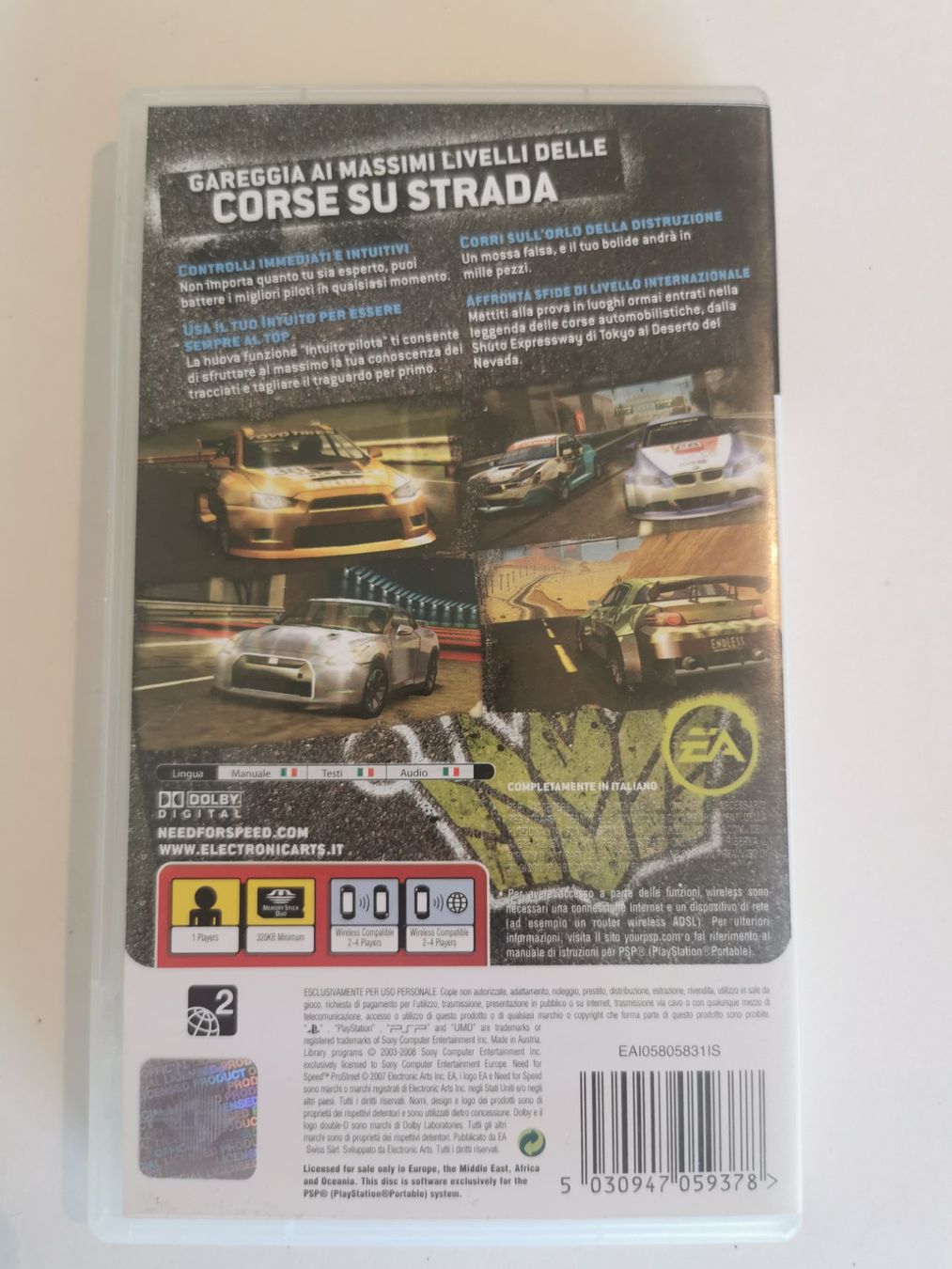 Giochi: PSP - Need for Speed pro Street – Usato da Lenzburg venduto da eyworld 2