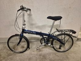 Faltvelo HERCULES blau, Velo guter Zustand