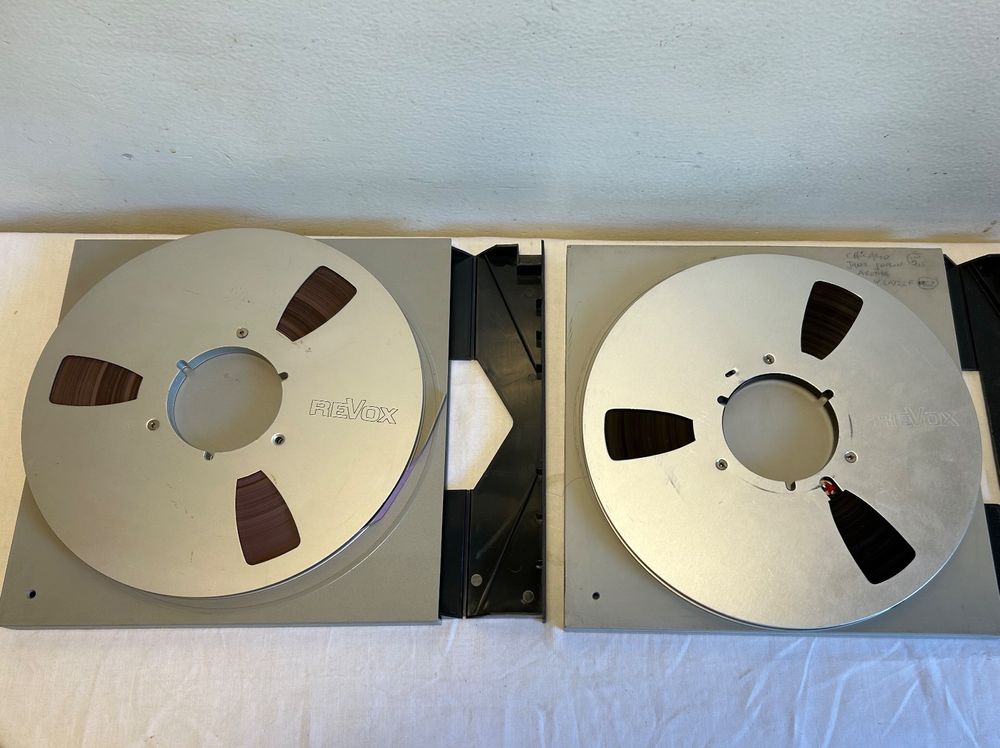 2 Adaptateurs De Moyeu NAB En Métal Pour Magnétophones REVOX STUDER A77 B77