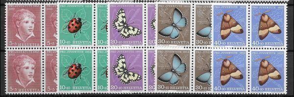Alle Briefmarken: PJ152 - Pro Juventute 1952 bloc4 ** – Gebraucht aus Trélex von Phil_Albert