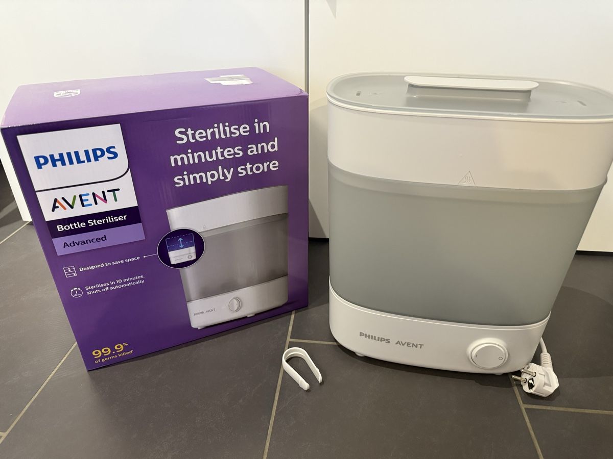 Philips Pasti del neonato: Philips Avent Flaschensterilisator Advanced - neuwertig – Usato da Oberhallau venduto da pbi.99 1