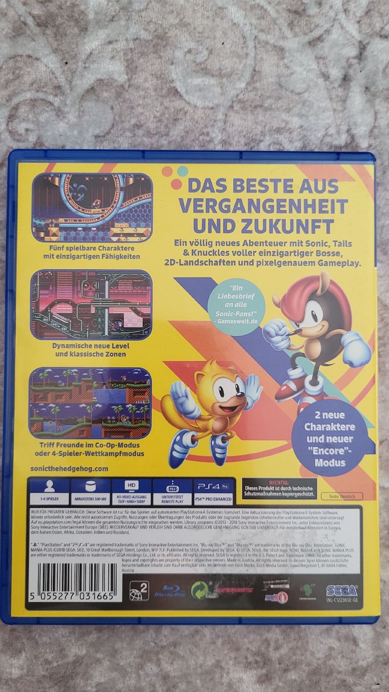 Giochi: Sonic Mania Plus / Playstation 4 Spiel.Kompl ! – Nuovo (secondo la descrizione) da Biel/Bienne venduto da Retrohr 2