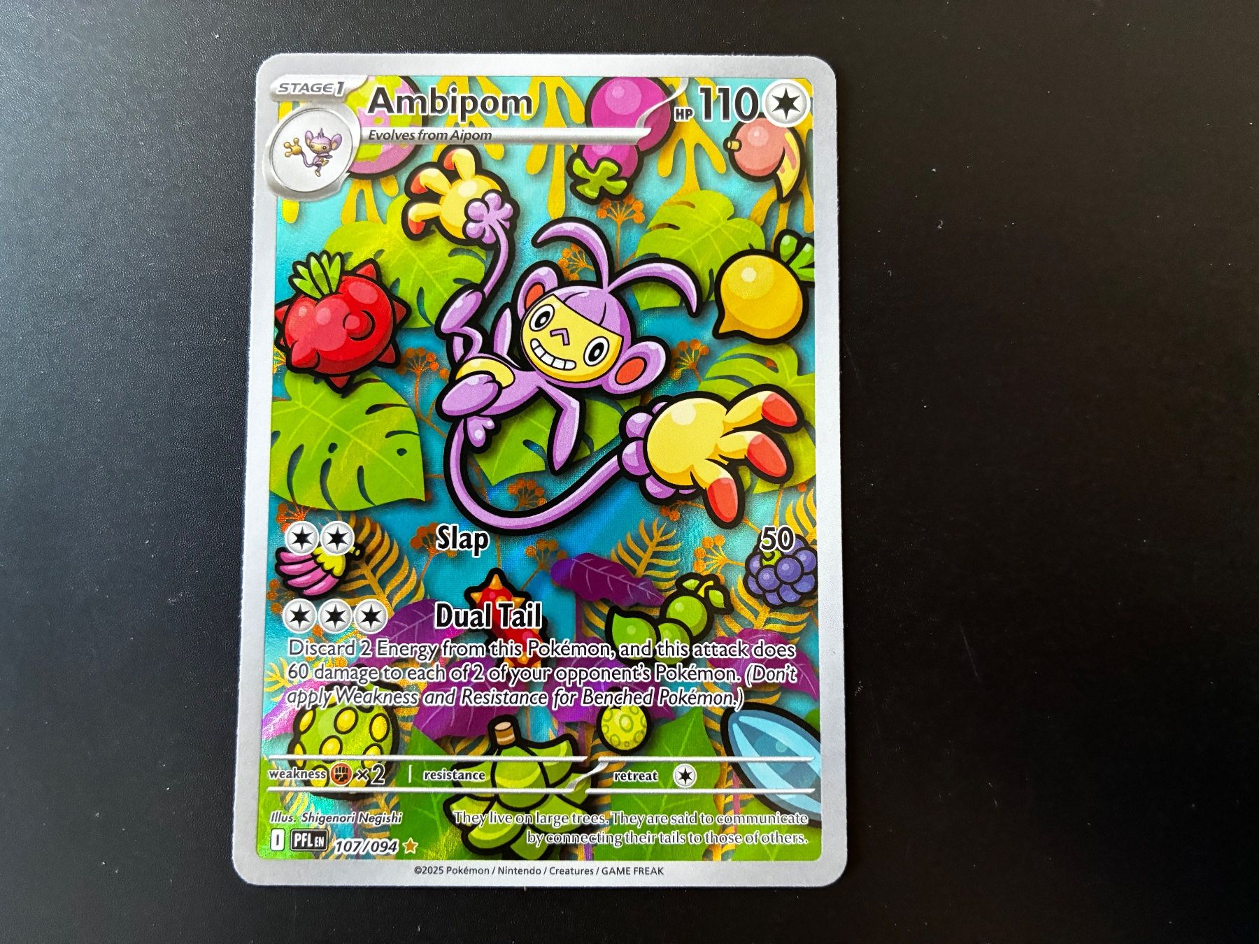Pokémon Carte collezionabili: Ambipom 107/094 - Phantasmal Flames - en – Nuovo (secondo la descrizione) da Hütten venduto da yve_tf69