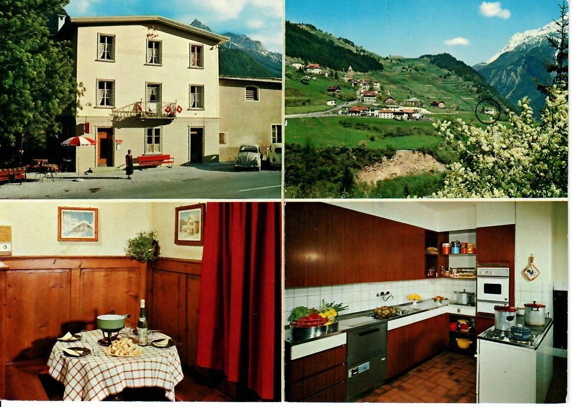 Cartoline postali: Gasthaus Post - Ramosch – Usato da Hochdorf venduto da Ziegel-16