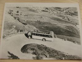 Foto Postauto auf der Simplonstrasse