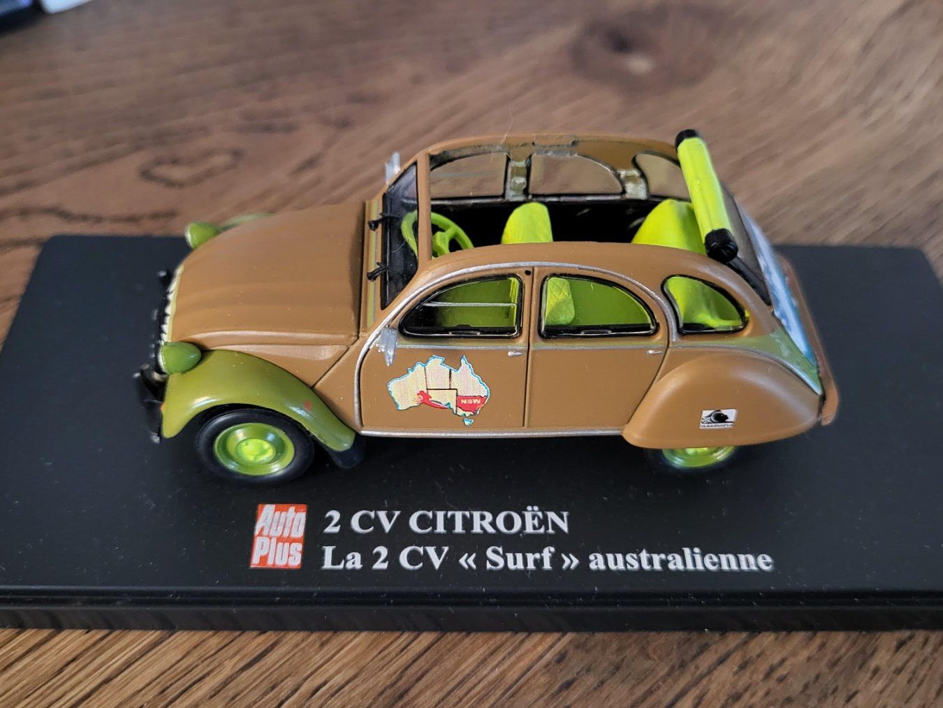 Modellini d'auto: Citroën 2CV Surf australienne 1:43, Auto Plus – Usato da Rothrist venduto da Juana5