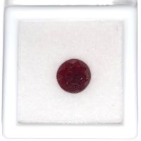 Rubis non traité rond 7 mm 1.14 ct - Valeur 165.- Fr