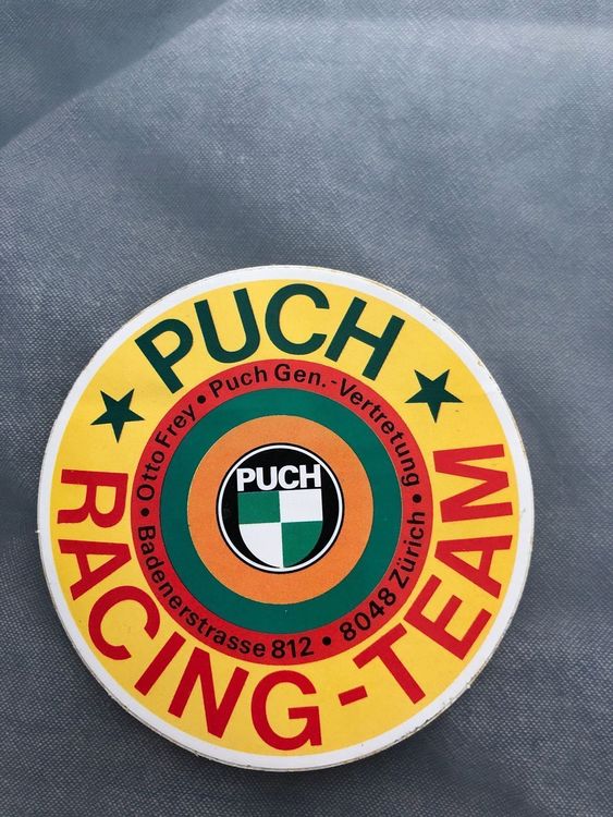 Puch Racing-Team / Töffli Mofa Sticker (Gebraucht) in Winterthur für ...