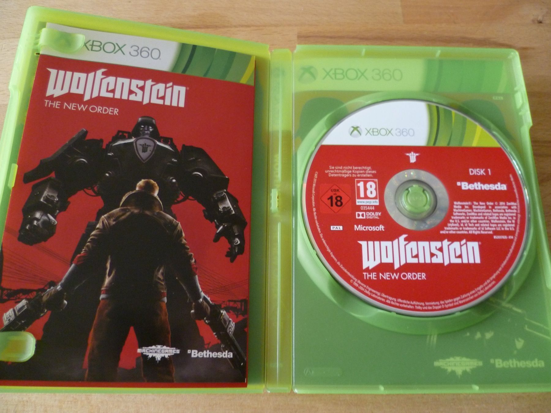 Microsoft Giochi: Wolfenstein: The New Order - Xbox 360 – Usato da Thalwil venduto da ranx 1
