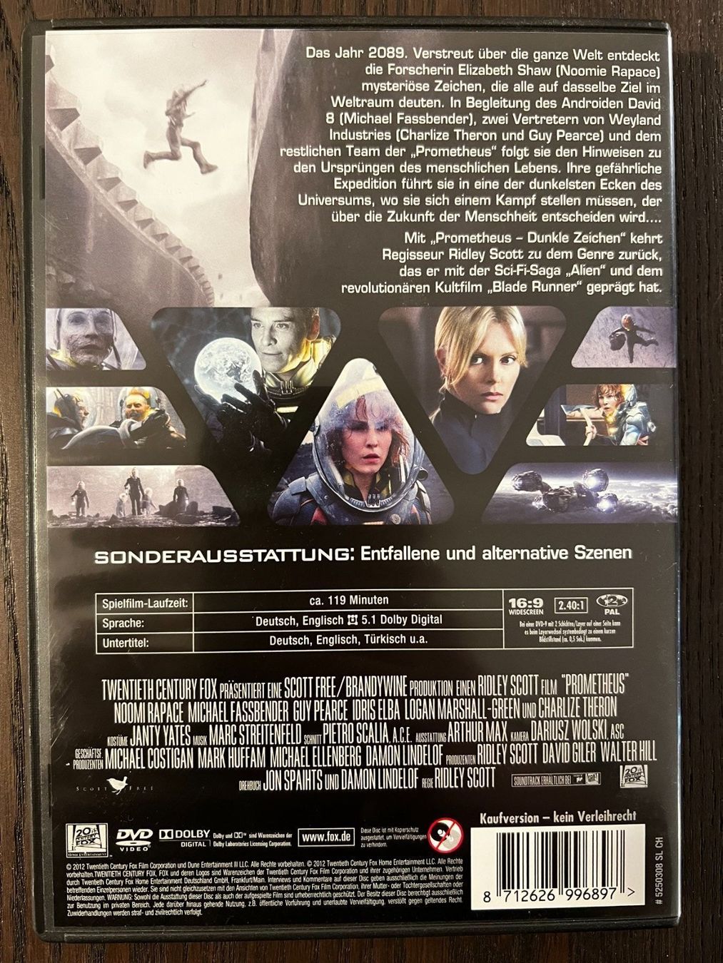 Alle DVDs: Prometheus - Dunkle Zeichen – Gebraucht aus Zürich von FilmFreunde 1