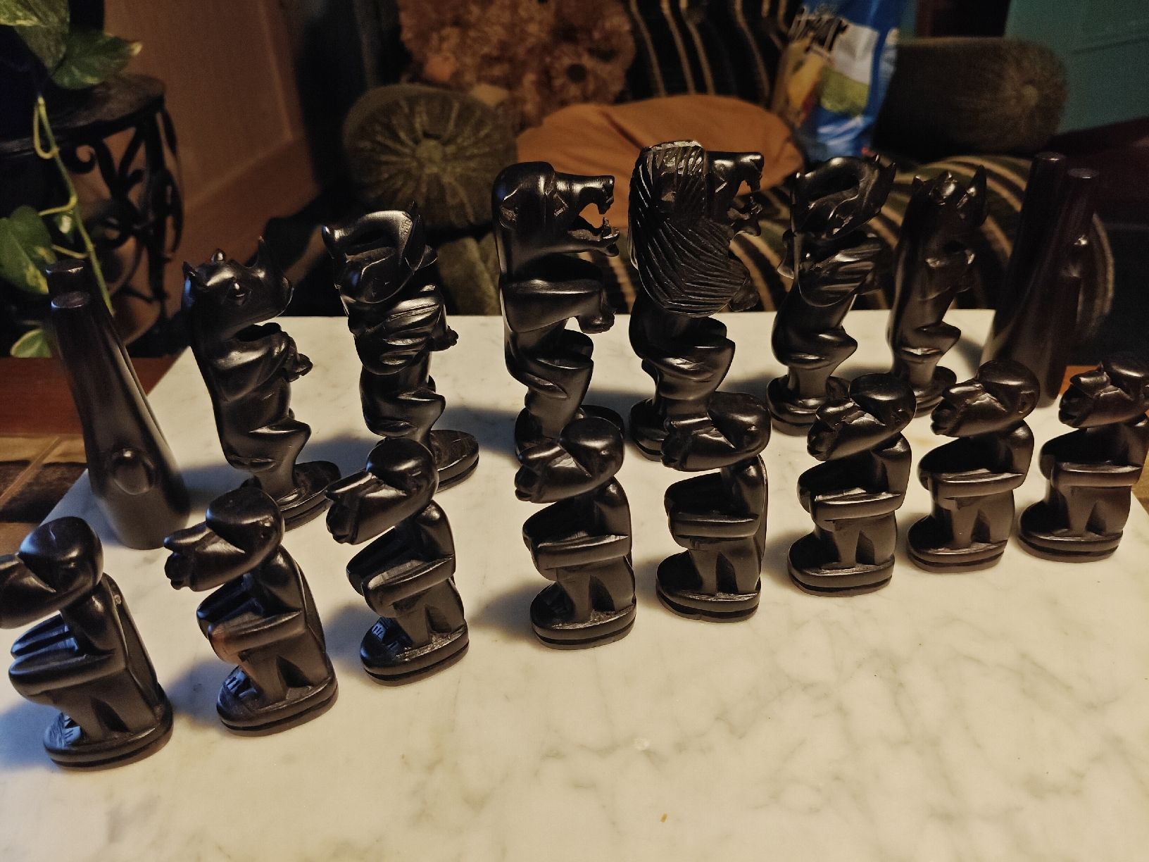 Spiele: handgeschnitze Schachfiguren – Gebraucht aus Ebnat Kappel von Noah2512 3