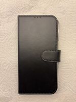 iPhone 15 Pro Leder Book Case - Premium Schutzhülle!