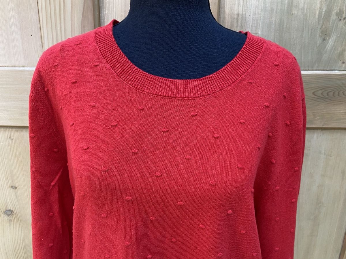 Manor Maglioni & Felpe: Manor Damen Pullover, Gr.L, Baumwolle, Rot – Nuovo (secondo la descrizione) da Buochs venduto da H16 3