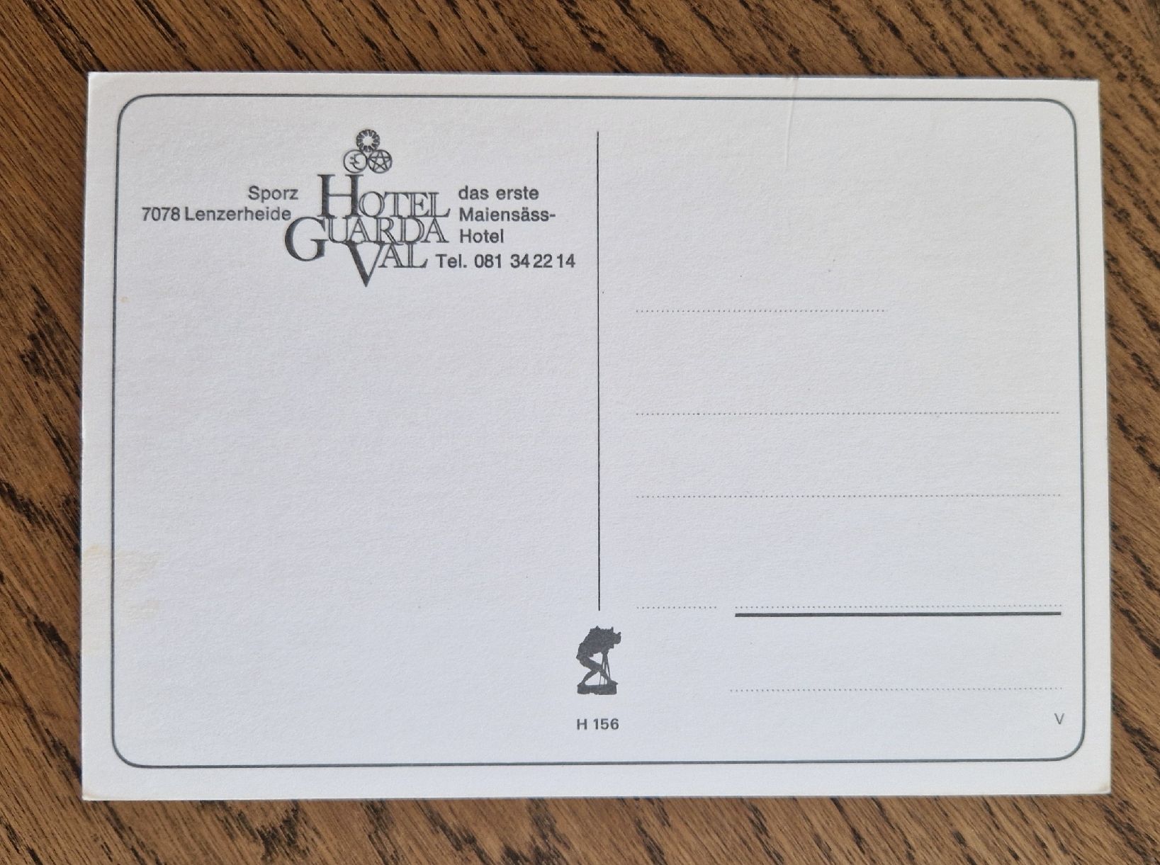 Cartoline postali: Sporthotel Guarda Val, Lenzerheide – Usato da Ebikon venduto da Donar50 1